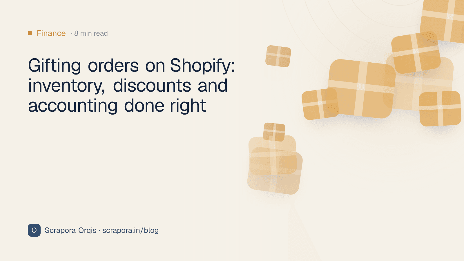 Gifting orders on Shopify: inventory, discounts and accounting done right