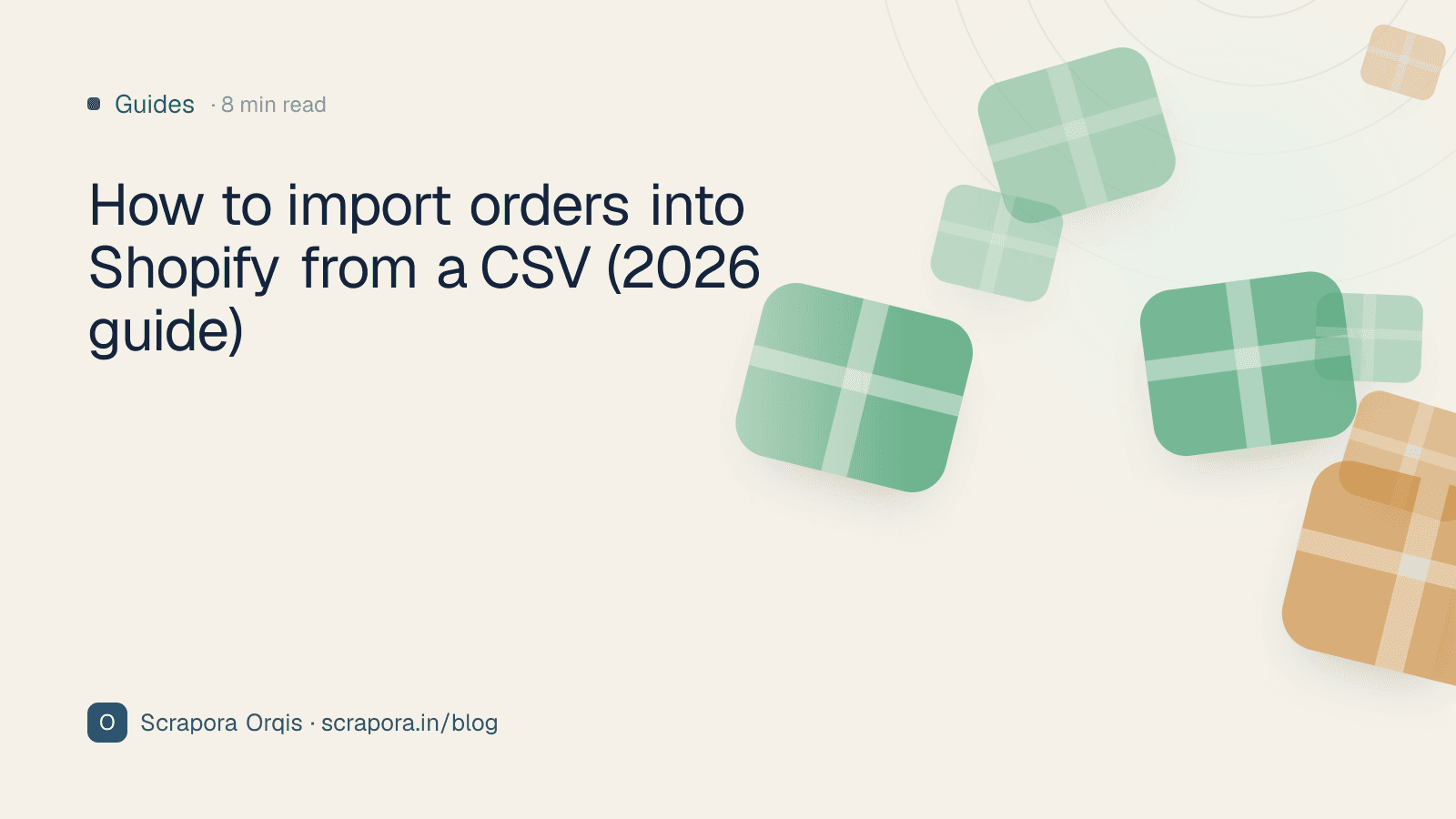 How to import orders into Shopify from a CSV (2026 guide)